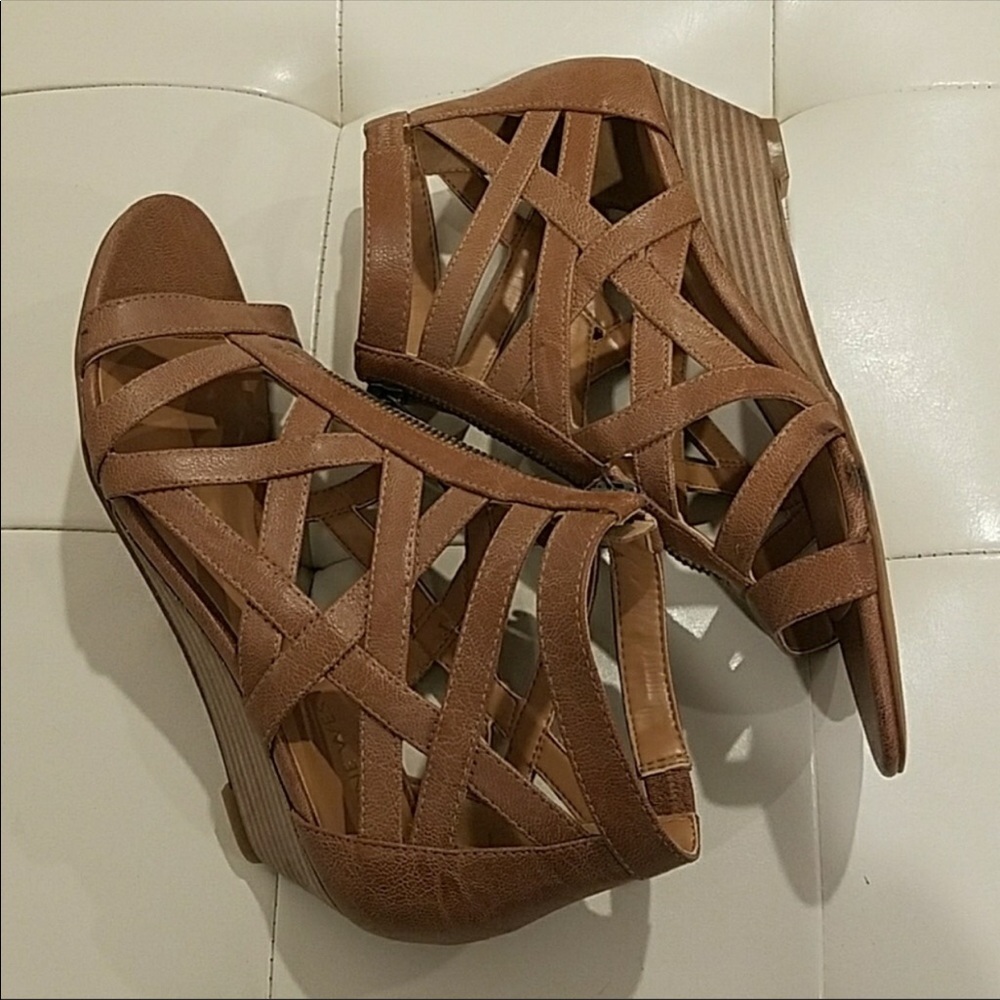 Tan Nine West Sandals
